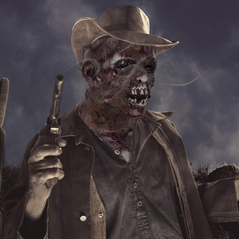 MOLEZU Scary Walking Dead Zombie Head Mask for Adult Vampire Mask Latex Creepy Halloween Costume Horror Decoration Props. - Image 3